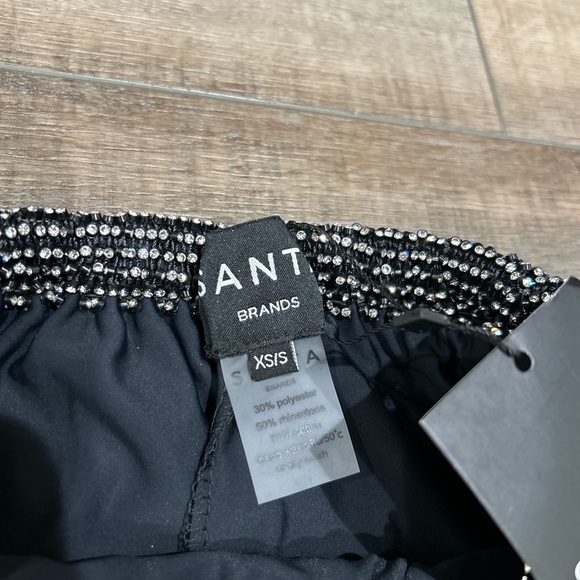 NWT Santa Brands crystal embellished mini skirt - Picture 6 of 6